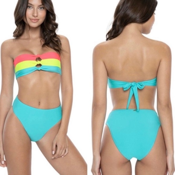NWT‎ PILYQ | Hillary High-Waist Bottom Saltwater Full Style - Picture 5 of 10
